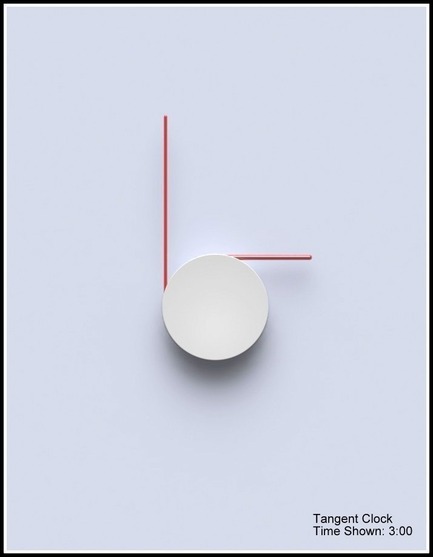 Press kit | 809-11 - Press release | Azure announces the finalists of the fourth annual AZ Awards - Azure Magazine - Competition - Line to Line Design, Tangent Clock by Scott Sullivan
