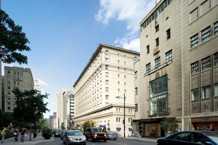 Press kit | 952-06 - Press release | A new glass envelope for the Ritz-Carlton Hotel - Provencher_Roy - Residential Architecture - Before - Photo credit: Provencher_Roy