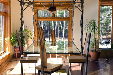 Press kit | 1154-01 - Press release | Exceptional House in the Middle of a Natural Forest - Valbourg - Residential Architecture - Photo credit:  Bernard Fougères<br> 