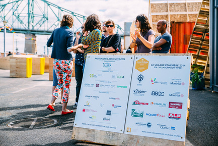 Press kit | 1039-08 - Press release | Inauguration du Village Éphémère20 juin - 16 août 2014 - Association du design urbain du Québec (ADUQ) - Event + Exhibition