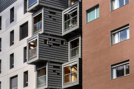 Press kit | 1151-01 - Press release | Carre Seine - Pietri Architectes - Residential Architecture - &nbsp;Concrete - Zinc - Brick<br> - Photo credit: Thierry Favatier<br>