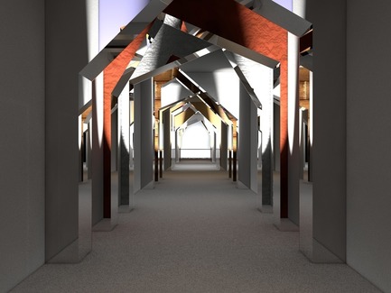 Dossier de presse | 1109-03 - Communiqué de presse | 100% Design celebrates its 20thedition with an opening by Philippe Starck - 100% Design - Évènement + Exposition - The entrance tunnel&nbsp;by Studio Design UK