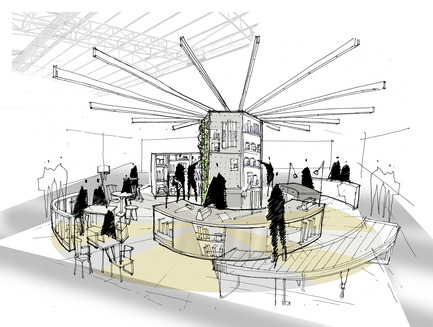 Dossier de presse | 1109-03 - Communiqué de presse | 100% Design celebrates its 20thedition with an opening by Philippe Starck - 100% Design - Évènement + Exposition - The Maker Carousel – by design studio Mette