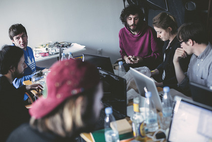Press kit | 1171-01 - Press release | Fast approaching BIO 50 starts September 18th 2014 - Museum of Architecture and Design (MAO), Ljubljana - Event + Exhibition - Hacking Households team workshop at the creative center Poligon - Photo credit: David Lotric
