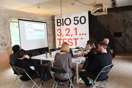 Press kit | 1171-01 - Press release | Fast approaching BIO 50 starts September 18th 2014 - Museum of Architecture and Design (MAO), Ljubljana - Event + Exhibition - Nanotourism team meeting at MAO - Photo credit: Tomislav Vidovic