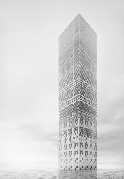 Press kit | 1127-01 - Press release | Winners 2014 eVolo Skyscraper Competition - eVolo Magazine - Competition -  Honorable Mention. The New Tower Of Babel. Petko Stoevski (Germany)www.evolo.us/competition/the-new-tower-of-babel 