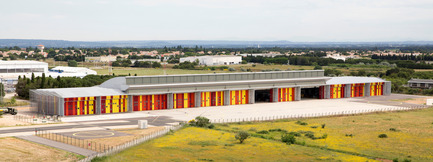 Dossier de presse | 921-05 - Communiqué de presse | Extension du groupement d’hélicoptères de la sécurité civile – Nîmes Garons - NBJ architectes - Architecture institutionnelle - Crédit photo : Paul KOZLOWSKI 