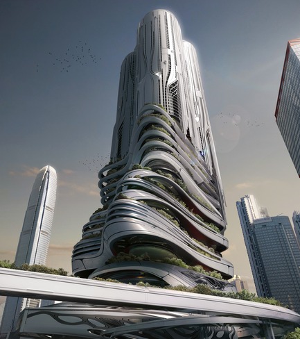 Press kit | 1127-01 - Press release | Winners 2014 eVolo Skyscraper Competition - eVolo Magazine - Competition -  Honorable Mention. PieXus Tower: Maritime Transportation Hub Skyscraper For Hong Kong. Chris Thackrey, Steven Ma, Bao An Nguyen Phuoc, Christos Koukis, Matus Nedecky, Stefan Turcovsky (United States)www.evolo.us/competition/piexus-tower-maritime-transportation-hub-skyscraper-for-hong-kong 