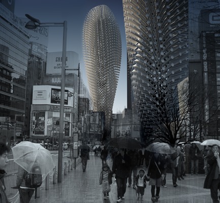 Press kit | 1127-01 - Press release | Winners 2014 eVolo Skyscraper Competition - eVolo Magazine - Competition - Honorable Mention. Hyper Filter Skyscraper. Umarov Alexey (Russia)www.evolo.us/competition/hyper-filter-skyscraper 