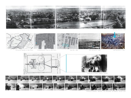 Press kit | 1057-03 - Press release | Edison Residence - KANVA - Residential Architecture - Context and concept - Photo credit: Photos from the film "Montreal Fire Department sur ​​Runners" (Edison, 1901) and McCord Museum