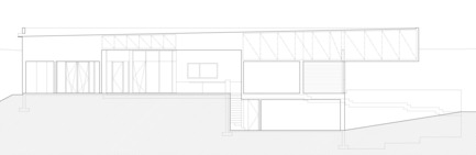 Dossier de presse | 721-05 - Communiqué de presse | Résidence Roy-Lawrence - Chevalier Morales - Architecture résidentielle - Coupe longitudinale - Crédit photo : Chevalier Morales Architectes