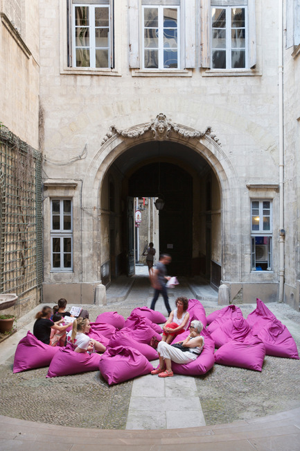 Press kit | 982-18 - Press release | Festival des Architectures Vives 2014 in Montpellier – La Grande Motte - Association Champ Libre - Festival des Architectures Vives (FAV) - Competition -  Amandine Car, Guillaume Rangheard // Texus  - Photo credit: Paul KOZLOWSKI ©photoarchitecture.com<br>Site&nbsp;: http://photoarchitecture.com