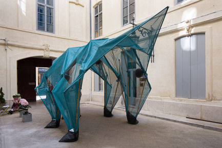 Press kit | 982-18 - Press release | Festival des Architectures Vives 2014 in Montpellier – La Grande Motte - Association Champ Libre - Festival des Architectures Vives (FAV) - Competition -  Institute for Advanced Architecture of Catalonia (IAAC) // Unfolding senses  - Photo credit: Paul KOZLOWSKI ©photoarchitecture.com<br>Site&nbsp;: http://photoarchitecture.com