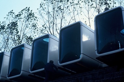 Press kit | 1171-02 - Press release | Countdown to the opening of BIO 50, the Biennial of Design in Ljubljana, Slovenia - Museum of Architecture and Design (MAO), Ljubljana - Event + Exhibition - Kiosk K67, designer: Saša J. Mächtig, producer: Imgrad, 1966, exhibited at BIO 5 (1973). Display of BIO 5 exhibition - Photo credit: Designer's archive