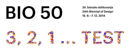 Press kit | 1171-02 - Press release | Countdown to the opening of BIO 50, the Biennial of Design in Ljubljana, Slovenia - Museum of Architecture and Design (MAO), Ljubljana - Event + Exhibition - BIO 50 logo, design: Ajdin Basić
