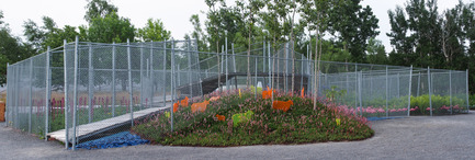 Press kit | 837-09 - Press release | Call for proposals - International Garden Festival 2015 - International Garden Festival / Reford Gardens - Landscape Architecture - Veil Garden by Studio Bryan Hanes &amp; DIGSAU, Philadelphia, United States - Photo credit: Louise Tanguay