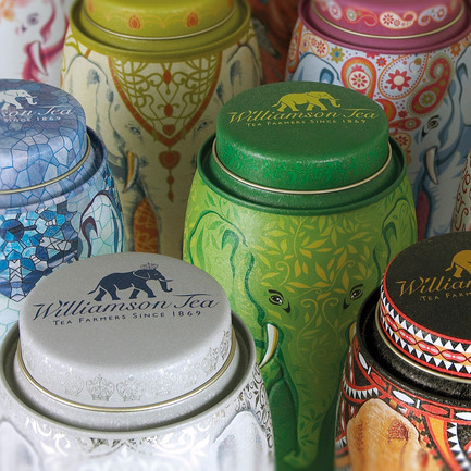 Dossier de presse | 902-03 - Communiqué de presse | A' Design Award & Competition / International Call for Entries - A' Design Award and Competition - Concours - Design Name : Williamson Tea Elephant Caddies<br>Primary Function : Packaging - Crédit photo : Design Director: Sue Bicknell