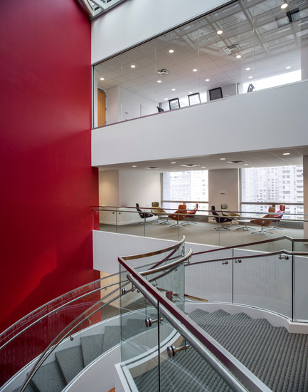 Dossier de presse | 1204-01 - Communiqué de presse | New Fordham Law School by Pei Cobb Freed & Partners to be Dedicated on September 18 - Pei Cobb Freed & Partners - Architecture institutionnelle - Faculty lounge, eighth floor - Crédit photo : Paul Warchol
