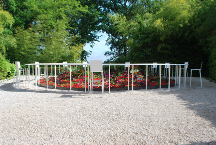 Press kit | 921-07 - Press release | Pavillion «BLOOM» for the International Garden Festival of Chaumont-sur-Loire 2014 “Gardens of the deadly sins” - NAS Architecture - Event + Exhibition - Photo credit: NAS Architecture