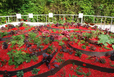 Press kit | 921-07 - Press release | Pavillion «BLOOM» for the International Garden Festival of Chaumont-sur-Loire 2014 “Gardens of the deadly sins” - NAS Architecture - Event + Exhibition - Photo credit: NAS Architecture
