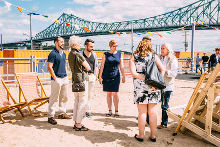 Press kit | 1039-09 - Press release | Le Village Éphémère 2014 - À l'heure des bilans - Association du design urbain du Québec (ADUQ) - Event + Exhibition