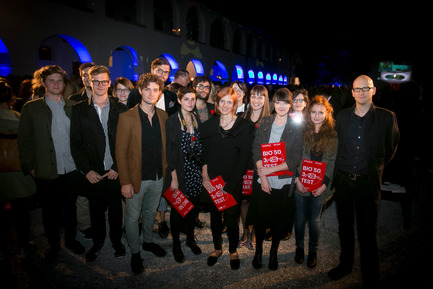 Press kit | 1171-03 - Press release | The Winners of the Best Collaboration Awards were revealed at the opening of BIO 50 - Museum of Architecture and Design (MAO), Ljubljana - Event + Exhibition - Nanotourism group members and mentors, winners of the BIO 50 Best Collaboration Award - Photo credit: Ana Kovac/MAO