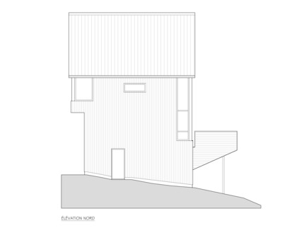 Dossier de presse | 1105-02 - Communiqué de presse | Maison de vacances à Messines (24x36) - Anik Péloquin architecte - Architecture résidentielle