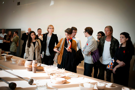 Press kit | 1171-03 - Press release | The Winners of the Best Collaboration Awards were revealed at the opening of BIO 50 - Museum of Architecture and Design (MAO), Ljubljana - Event + Exhibition - First tour of the exhibition BIO 50: 3,2,1 ... TEST at MAO - Photo credit: Ana Kovac/MAO