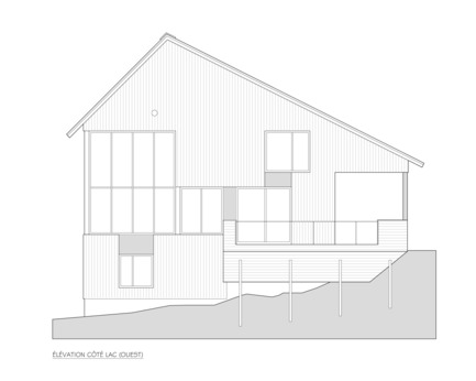 Dossier de presse | 1105-02 - Communiqué de presse | Maison de vacances à Messines (24x36) - Anik Péloquin architecte - Architecture résidentielle