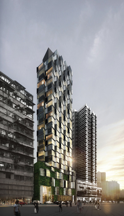 Dossier de presse | 1028-04 - Communiqué de presse | Announcing the winners of the LEAF Awards 2014 - LEAF International - Concours - Best Future Building of the Year - Under Construction<br>Aedas, Mongkok Residence, Hong Kong - Crédit photo :   Photo courtesy LEAF Awards  