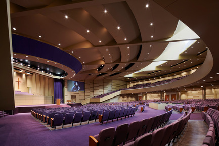 Dossier de presse | 1389-01 - Communiqué de presse | AIA Chicago honors the worldwide presence of outstanding work from Chicago architecture firms - AIA Chicago - Concours - CITATION OF MERIT <br> New Faith Baptist Church International Worship Center – Matteson, IL – Harding Partners  - Crédit photo :         Christopher Barrett, Christopher Barrett Photographer