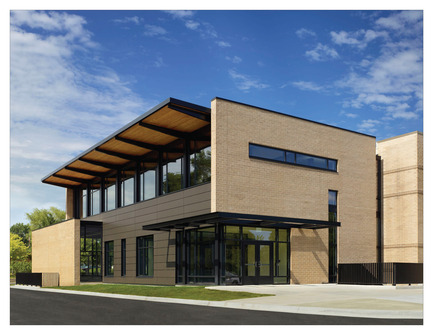 Dossier de presse | 1389-01 - Communiqué de presse | AIA Chicago honors the worldwide presence of outstanding work from Chicago architecture firms - AIA Chicago - Concours - CITATION OF MERIT <br>Chapel and Office Wing – Lisle, IL – Harding Partners&nbsp;<br> - Crédit photo :         Christopher Barrett, Christopher Barrett Photographer