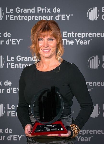 Press kit | 794-06 - Press release | Johanne Bousquet of Chagall Design named EY Entrepreneur Of The Year Québec 2014 Real Estate and Construction award winner - Chagall Design - Lifestyle -   Johanne Bousquet of Chagall Design named EY Entrepreneur Of The Year Québec 2014 Real Estate and Construction award winner   - Photo credit: photo@martinelarose.com