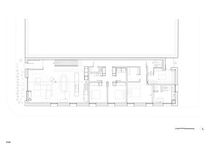 Dossier de presse | 1072-02 - Communiqué de presse | Le 205 - Atelier Moderno - Design d’intérieur résidentiel - Plan - Crédit photo : Atelier Moderno<br>