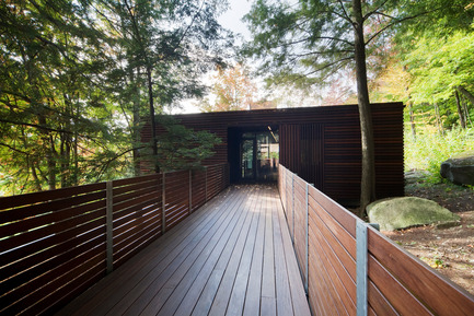 Dossier de presse | 759-08 - Communiqué de presse | Balnea : Pavillon des arbres - Blouin Tardif Architecture-Environnement - Architecture commerciale - Crédit photo : Steve Montpetit