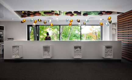 Dossier de presse | 759-08 - Communiqué de presse | Balnea : Pavillon des arbres - Blouin Tardif Architecture-Environnement - Architecture commerciale - Crédit photo : Steve Montpetit