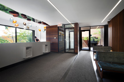 Dossier de presse | 759-08 - Communiqué de presse | Balnea : Pavillon des arbres - Blouin Tardif Architecture-Environnement - Architecture commerciale - Crédit photo : Steve Montpetit