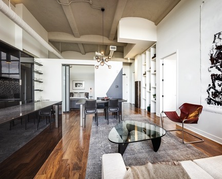 Dossier de presse | 1038-02 - Communiqué de presse | Le Nordelecdévoile l’intérieur de son premier penthouse - Condos Nordelec - Design d’intérieur résidentiel - Condo Nordelec - Crédit photo : Marc Cramer