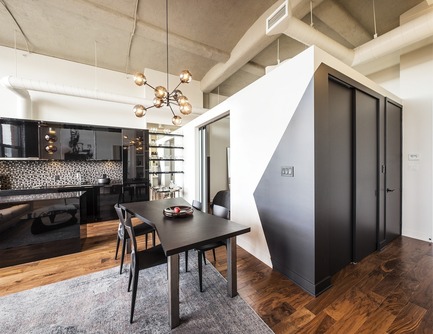 Dossier de presse | 1038-02 - Communiqué de presse | Le Nordelecdévoile l’intérieur de son premier penthouse - Condos Nordelec - Design d’intérieur résidentiel - Condo Nordelec - Crédit photo : Marc Cramer
