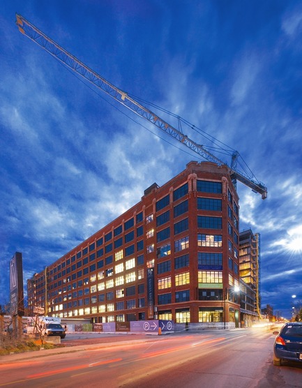 Dossier de presse | 1038-02 - Communiqué de presse | Le Nordelecdévoile l’intérieur de son premier penthouse - Condos Nordelec - Design d’intérieur résidentiel - Chantier en cours - Crédit photo : Marc Cramer