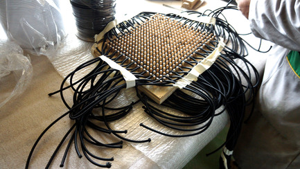 Press kit | 1539-01 - Press release | Loom Collection by H: Inspired by Mexican Tradition - H - Industrial Design - Loom Collection Manufacturing Process - Photo credit:  H Furniture Ltd 