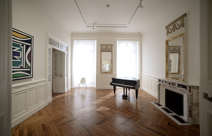 Press kit | 924-02 - Press release | Vincent van Gogh Foundation  Rehabilitation, extension. - Fluor Architecture - Institutional Architecture - Exhibition room_ ©Bertrand Lavier - Photo credit:  &nbsp;©Fluor Architecture  