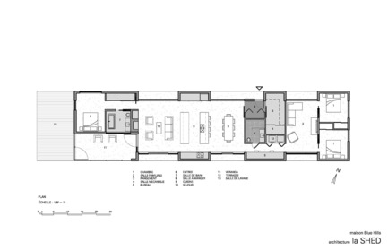 Press kit | 1113-02 - Press release | Blue Hills House - la SHED architecture - Residential Architecture - Photo credit: la SHED architecture