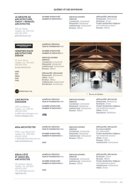 Dossier de presse | 611-11 - Communiqué de presse | La 5e édition du Guide 300 designers d’intérieur au Québec par Index-Design maintenant en kiosque - Index-Design - Édition - GUIDE 300 DESIGNERS D’INTÉRIEUR AU QUÉBEC PAR INDEX-DESIGN