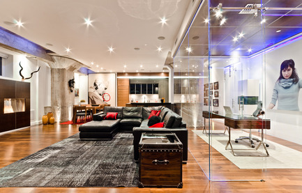 Dossier de presse | 1179-01 - Communiqué de presse | ActDesign est honoré par le prestigieux concours «International Property Awards» pour l'aménagement du loft du Vieux-Montréal - ActDesign - Design d’intérieur résidentiel - Crédit photo : Alexandre Parent / Studio Point de Vue