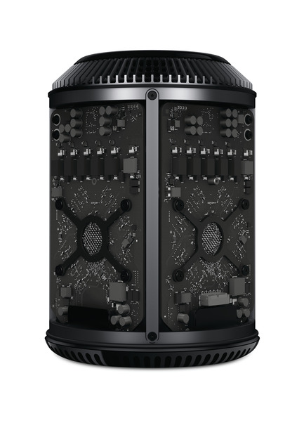 Press kit | 1173-02 - Press release | Winners announce -DFA Awards 2014 - Hong Kong Design Centre (HKDC) - Competition - Project Title: Mac Pro<br>Winning Company: Apple, Inc. (USA)<br><br>“This remarkable change of design could last another 10 years or even longer.” Tetsuyuki Hirano, Design for Asia Awards 2014 Judge&nbsp;<br><br>Synopsis: It’s the most powerful yet radical Mac ever designed by Apple. Deliberate or not, there is no danger of mistaking this new Mac Pro for any of its predecessors. In terms of looks alone, it could not be more revolutionarily different. The central concept is that of a unified thermal core – all the parts are clustered around this. As a result, the design is “a much leaner, lighter, quieter and far more streamlined structure”. Standing at just 9.9 inches tall and 6.6 inches in diameter, it is easily accommodated on the desk of an average workstation. It has built-in Thunderbolt 2, USB 3, two Gigabit Ethernet ports and an HDMI port (support for the latest TVs, projectors, displays, including Ultra HD TVs), so users can build what they need around it.