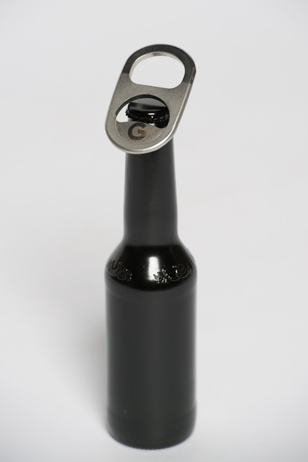 Press kit | 884-04 - Press release | HEC Project 2014 Edition - Faculté d'aménagement de l'Université de Montréal - Industrial Design - La Goupille<br><br>La Goupille is a portable bottle opener with a luxurious finish: made from laser cut stainless steel and manually finished with accuracy, it draws its inspiration from the easiest of opening principles: the beer can pin.<br><br>Julien Claude<br>Jean-Benoit Clermont<br>Edmund Leduc<br> - Photo credit: Olivier Ouimet 2014 - www.olivierouimet.com