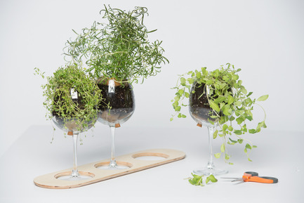 Press kit | 884-04 - Press release | HEC Project 2014 Edition - Faculté d'aménagement de l'Université de Montréal - Industrial Design - Aromate<br><br>Aromate  rethinks the experience of seasonning your meals by bringing the fine  herbs to the table. Aromate will give to your dinners a pleasant and  laid back atmosphere, while preserving your plants.<br><br>Bianca Lachance<br>Grégoire Lortie<br>Danielle Marie Houdelot Viaud - Photo credit: Olivier Ouimet 2014 - www.olivierouimet.com