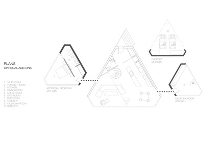 Press kit | 880-06 - Press release | The Giants of Bigwin - MU Architecture - Residential Architecture - Plans: add-ons - Photo credit: MU Architecture