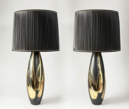 Press kit | 1604-01 - Press release | Design Days Dubai 2015 - Gallery Announcement - Design Days Dubai - Event + Exhibition -  Galerie Silbereis, Jean Cacheleux, Untitled, Lamps, Ceramic,2014  - Photo credit: Copyright Pascal Vangysel